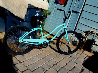 "24 INCH" CONCORD CRUISER BIKE TEAL