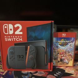 Nintendo Switch 2 With Mario Kart World 