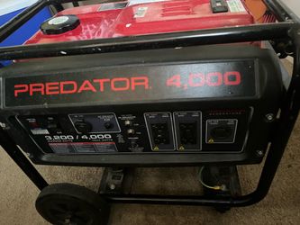 Predator generator 4000 watt
