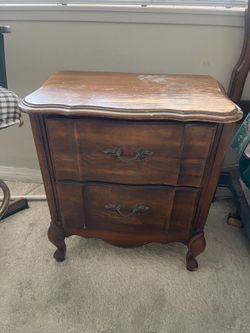 Wooded Night Stands with 2 Drawers