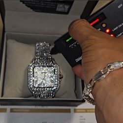 Cartier moissanite watch
