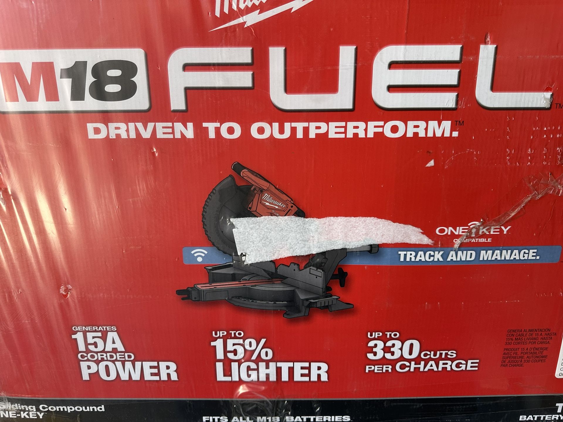 Milwaukee Cordless Dual Bevel Sliding Miter Saw