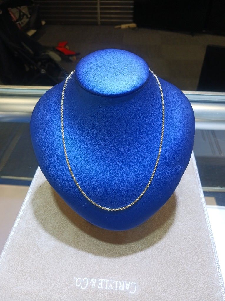 10k Gold Rope Chain