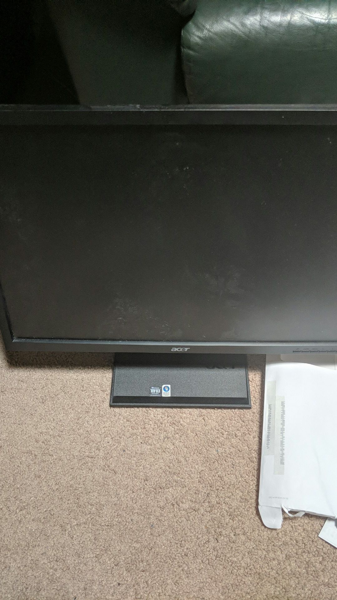 Computer monitor 22" screen