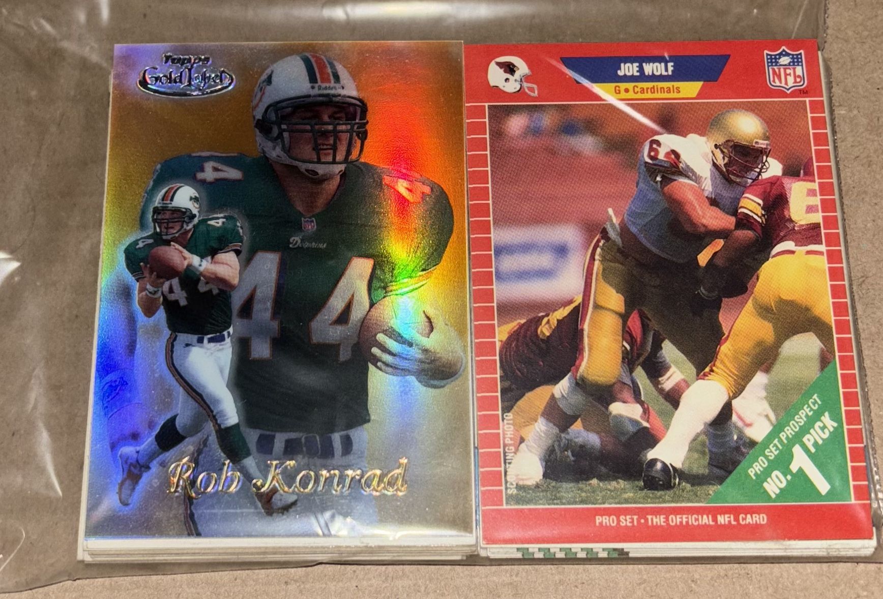 Mystery 50x Count Of Football Cards (Range From 60’s-Present Day)
