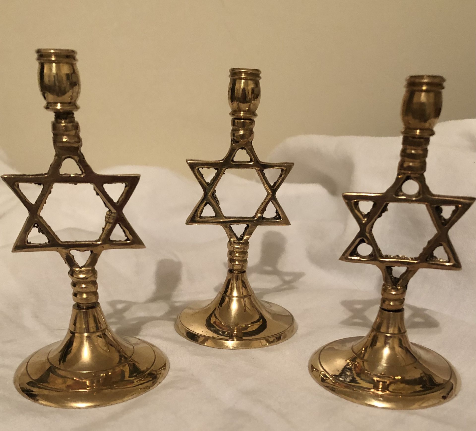 Vintage Jewish Candle Holders