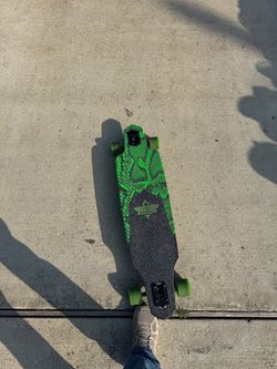 Dusters Green Snakeskin Longboard