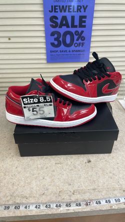 Air Jordan 1 Low Patent Leather Sneakers Size 8.5