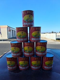 10 cans of el pato enchilada sauce