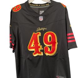 49ers rivalries Black Jersey - SIZE (XL) XLarge