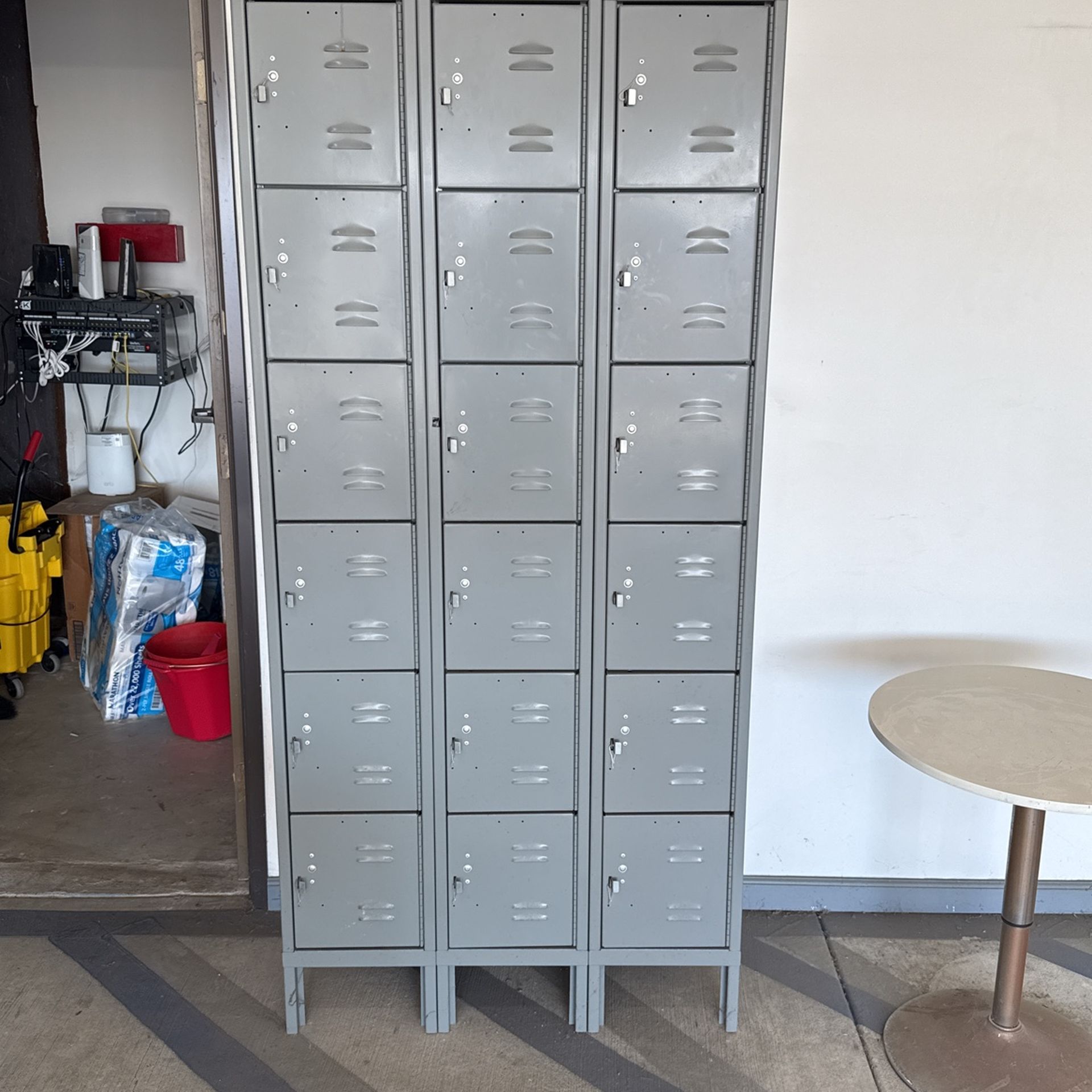 18 Spaces Storage Locker.