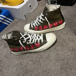 Comme des Garçons Play Chuck 70 Hi Top 'Multi Heart'