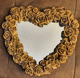 Vintage Heart Mirror $35
