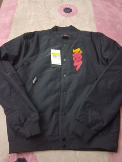 Jordan Bomber Jacket with Graffiti Graphic