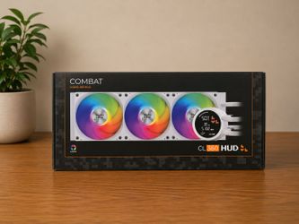 LevelPlay Combat Liquid 360 HUD ARGB 360mm AIO CPU Liquid Cooler