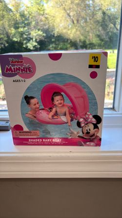Disney Minnie Mouse Shaded Baby Boat Float
