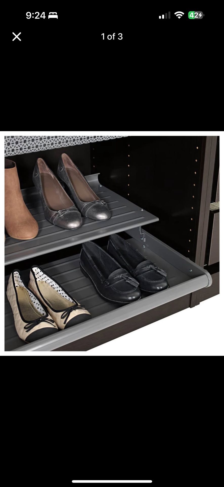 IKEA Pax Pullout Shoe Rack