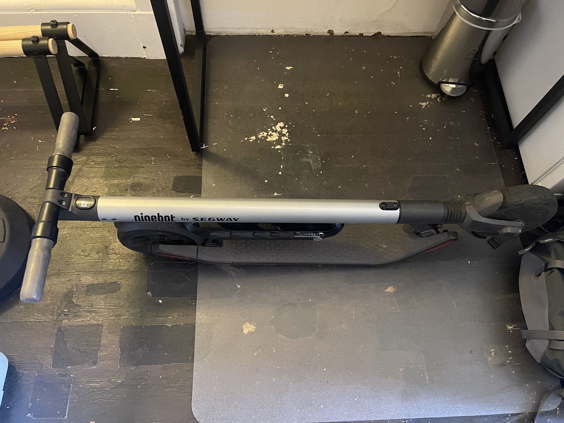 Ninebot Scooter And Helmet.