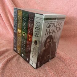Game of Thrones books/set unopened