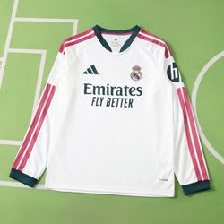 26/27 Real Madrid Home Jersey (Long Sleeve Fan Version)