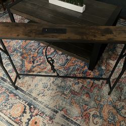 FS: Behind Couch Table w/ Charger Station 