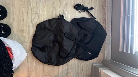 Two black brand new duffle bags