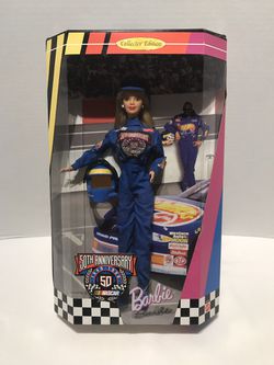 50th Anniversary Nascar Barbie Collector Edition 1998