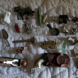 Collection of miniature items
