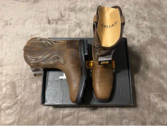 NEW Men’s Ariat Sierra Shock Shield H20 Steel Toe Boots Distressed Brown Size 10.5 & 11 EE Wide 10044544