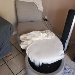 Chair And Foot Stool