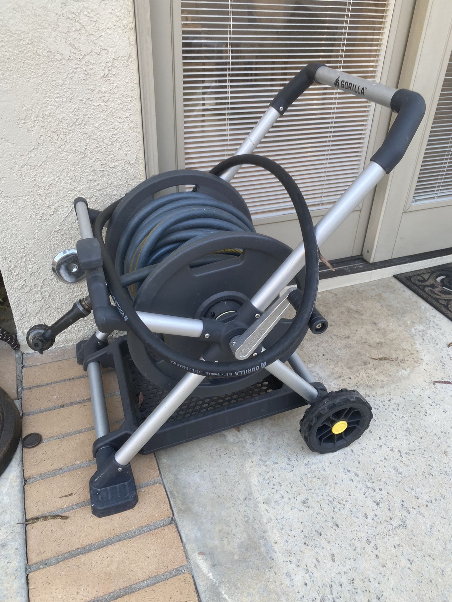 Gorilla 200 ft. Aluminum Zero Rust Premium Mobile Hose Reel