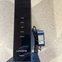 Linksys CM3016 Docsis 3.0 Ports 16x4 Cable Modem - Black
