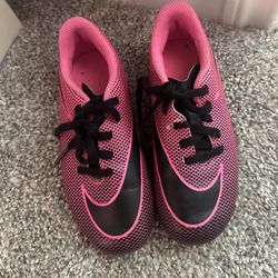 Pink Soccer Cleats 