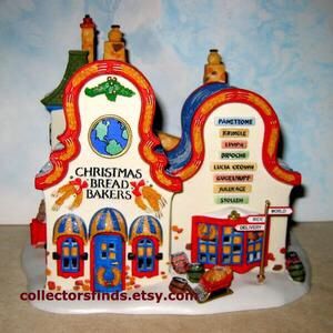Department 56 North Pole, Christmas Bread Bakers, like new