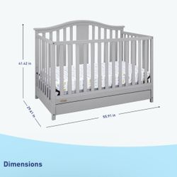  Graco® Solano® 4-in-1 Convertible Crib with Drawer