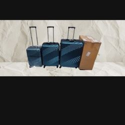 Brand New Tripcomp Luggage 3 Piece Set,Suitcase with Spinner Wheels Hardside Lightweight Luggage 20in24in28in.(Blue)