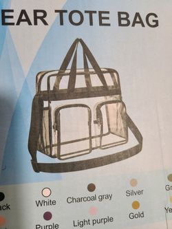 Clear Tote Bag