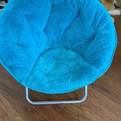Faux Fur Saucer Chair 