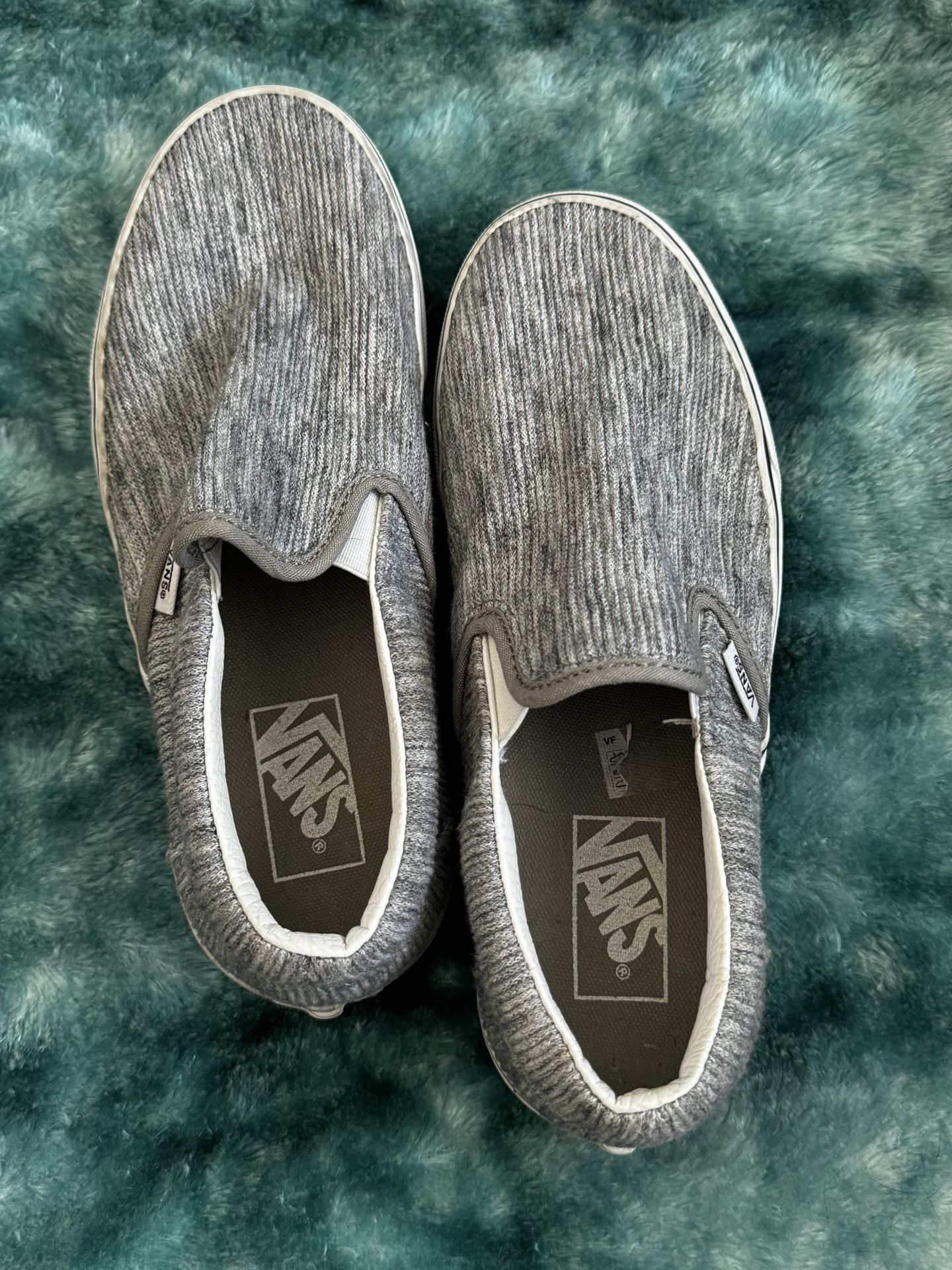 Grey Corduroy Vans