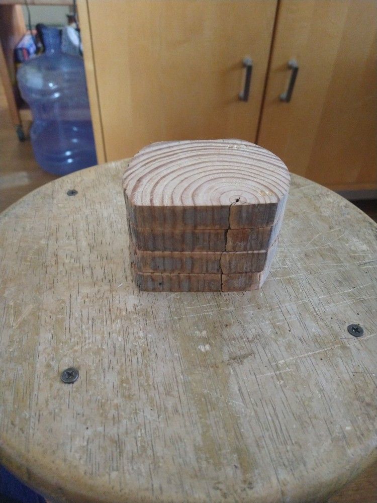 Semi-circle Handmade Wooden Coasters 0010