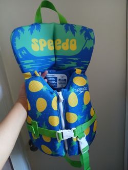 Speedo Life Jacket Vest Kids/infants 30 Lbs And Less 