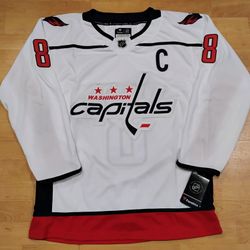 Season End Sale! Alex Ovechkin White Washington Capitals Jersey 