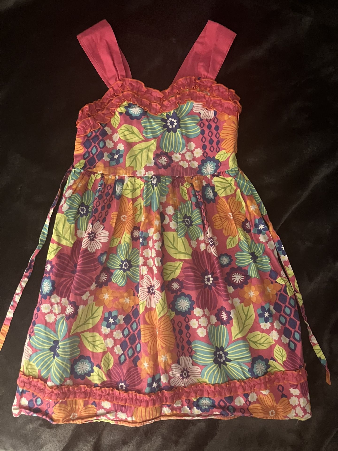 Gorgeous Colorful Flower Sundress-6X