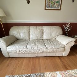 Leather Sofa And Love Seat - Must Sell, Downsizing 