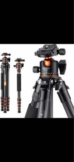 K&F Concept Carbon Fiber Camera Tripod with Ball Head & Carrying Case