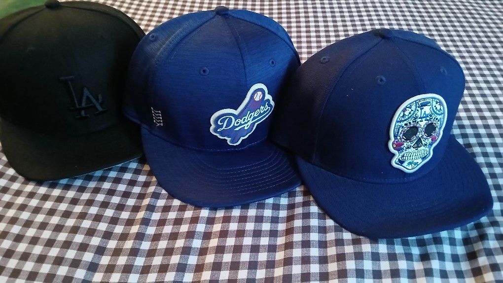 La Dodgers Hats All Three for $75