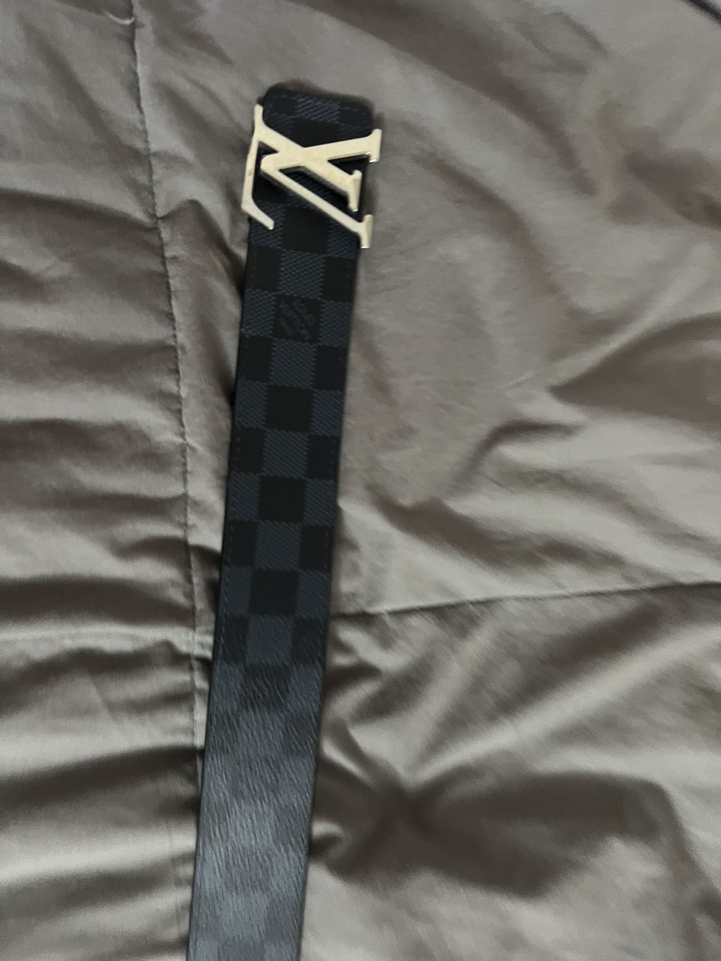 Black Louis Vuitton belt