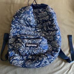 Supreme Backpack (Red Leather) for Sale in Petersburg, VA - OfferUp
