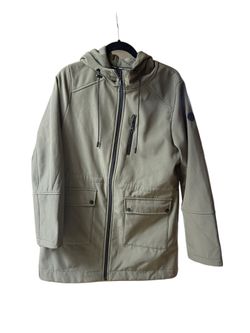 New French Connection Raincoat Women Jacket Sz Large 