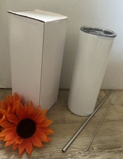 Sublimation  Tumbler 20 Oz skinny 